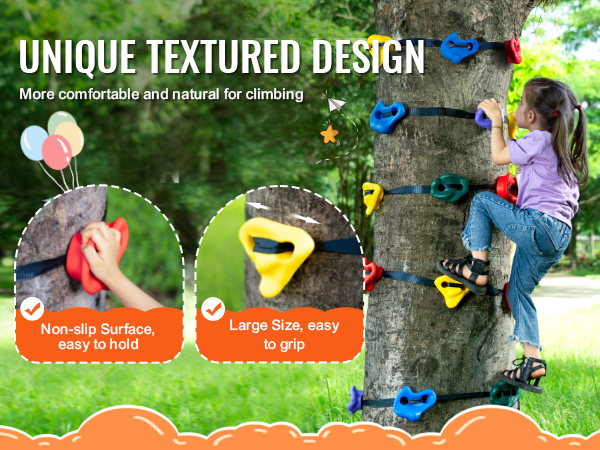 Ninja Baumkletter-Set - 20 Klettergriffe Für Outdoor-Abenteuer