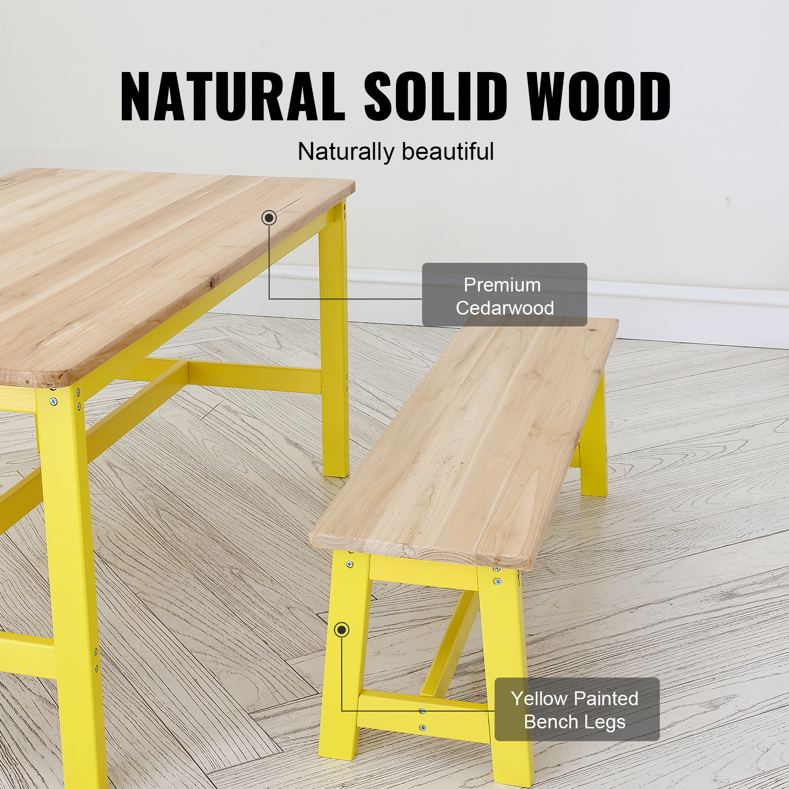 Kids Table and 2/4 Chairs/Bench Set Wooden/Toddler/Height Adjustable Craft - Picture 17 of 62
