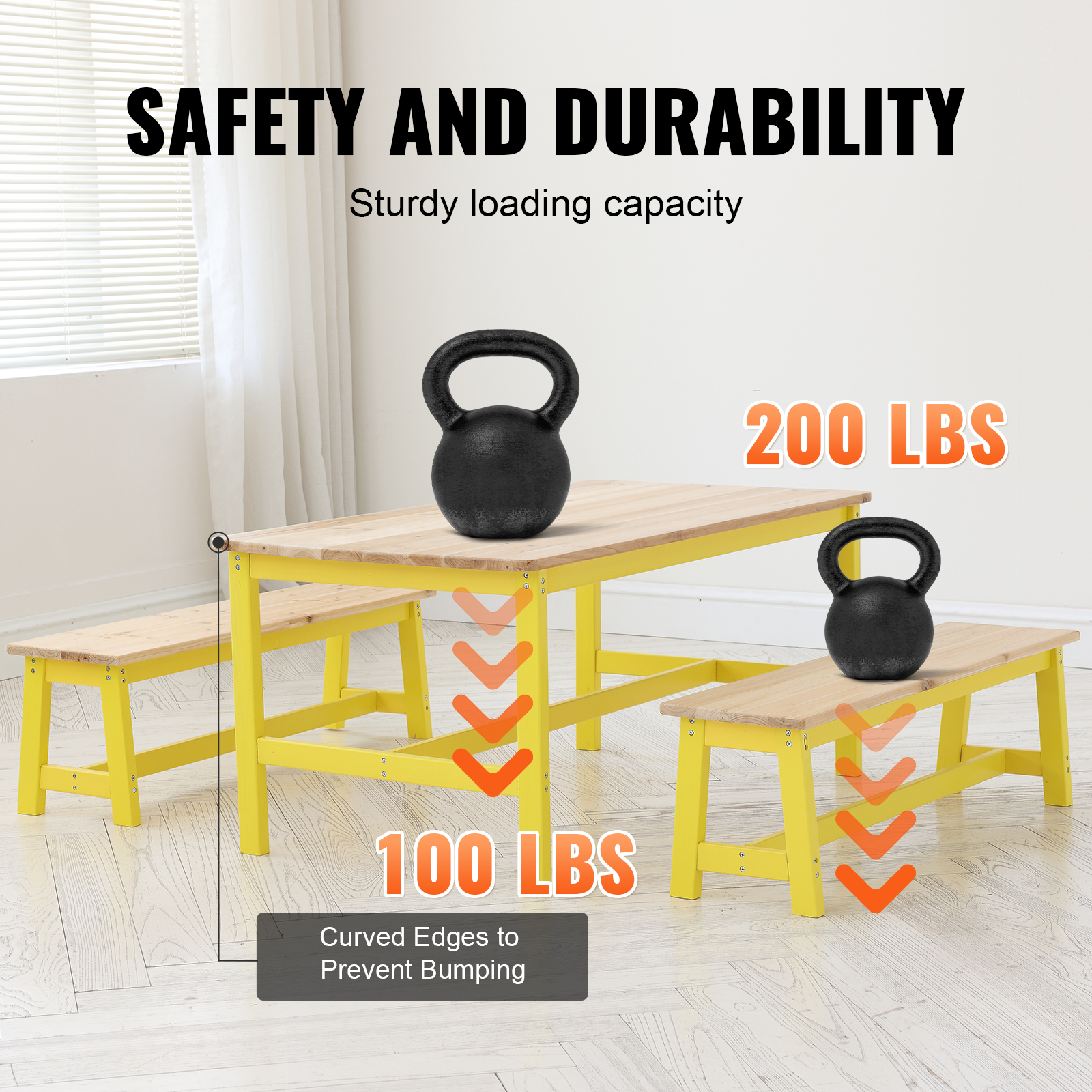 Kids Table and 2/4 Chairs/Bench Set Wooden/Toddler/Height Adjustable Craft - Picture 19 of 62