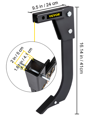 VEVOR Hitch Mounted Ripper, 16\