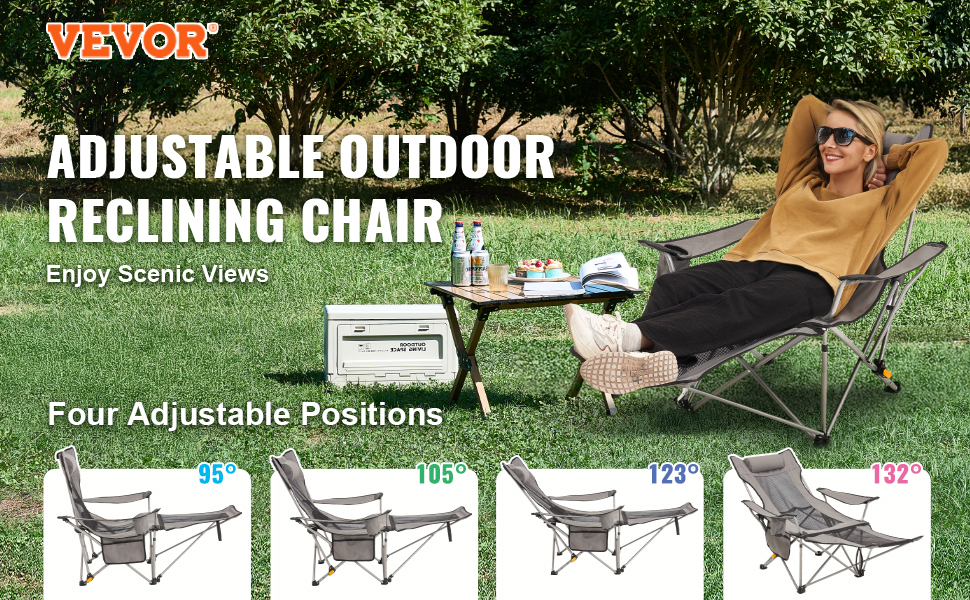 LOGOS Foldable Hammock Chair – Reclining Camping Chair With 286 Lb Capacity