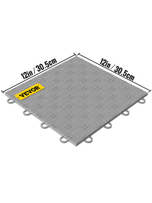 Interlocking Garage Flooring Tiles,25/50 Pack,Slide-resistant