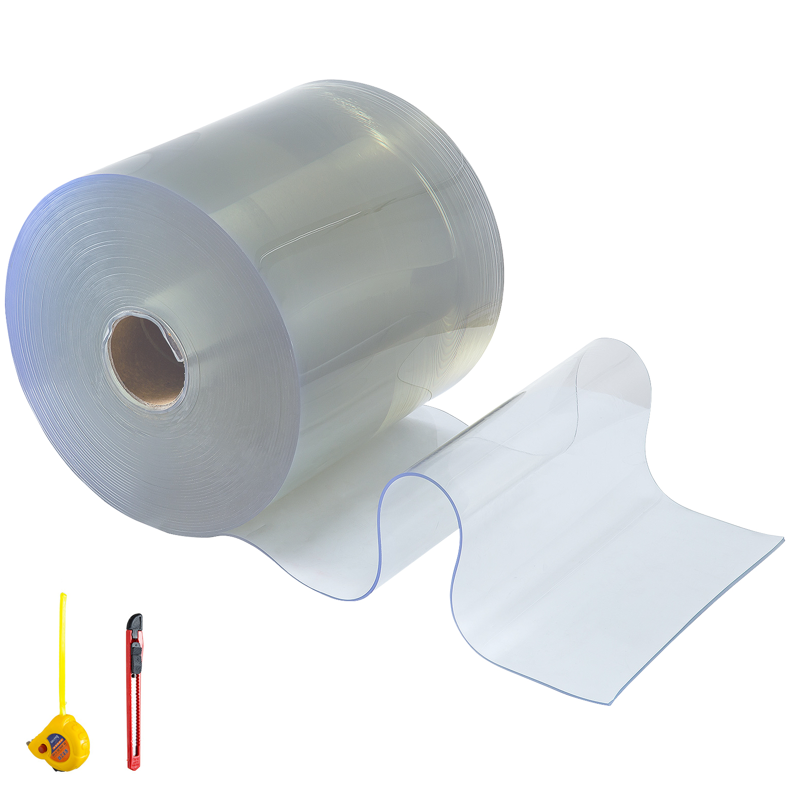 Clear Ribbed Shelf Liner, Waterproof, Non-Adhesive Plastic (12 Inch x 40  Feet)