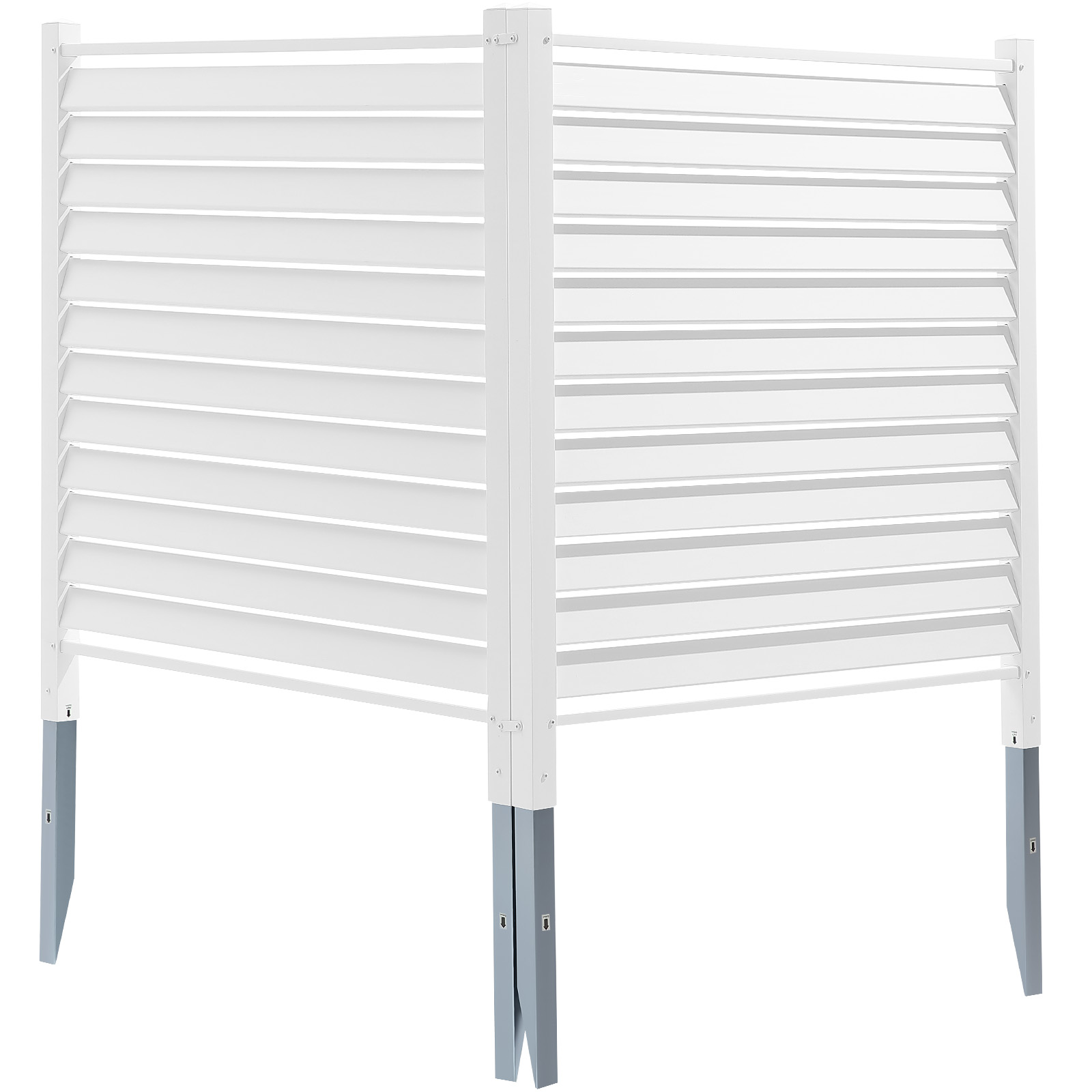 VEVOR Outdoor Privacy Screens 50" W x 50" H Air Conditioner Fence 3/2/4 Panels - Picture 49 of 62
