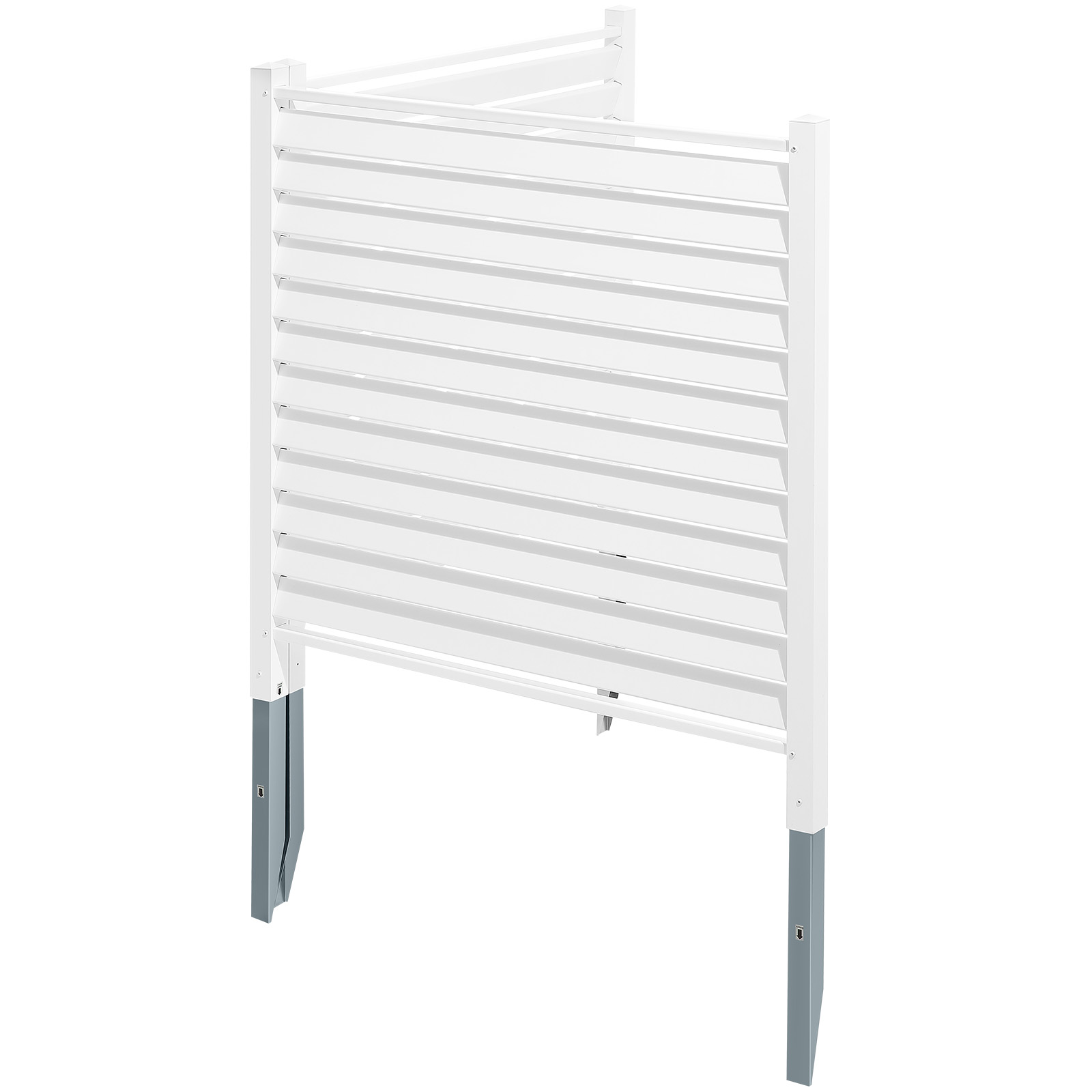 VEVOR Outdoor Privacy Screens 50" W x 50" H Air Conditioner Fence 3/2/4 Panels - Picture 47 of 62