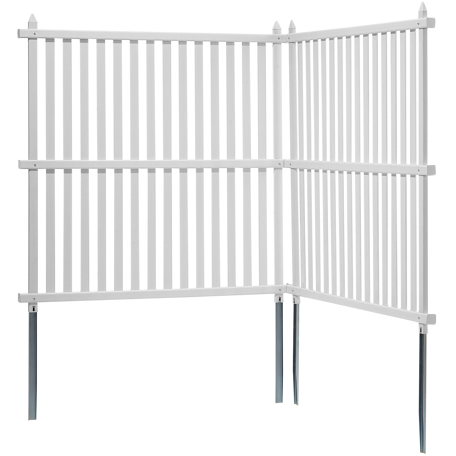 VEVOR Outdoor Privacy Screens 50" W x 50" H Air Conditioner Fence 3/2/4 Panels - Picture 24 of 62