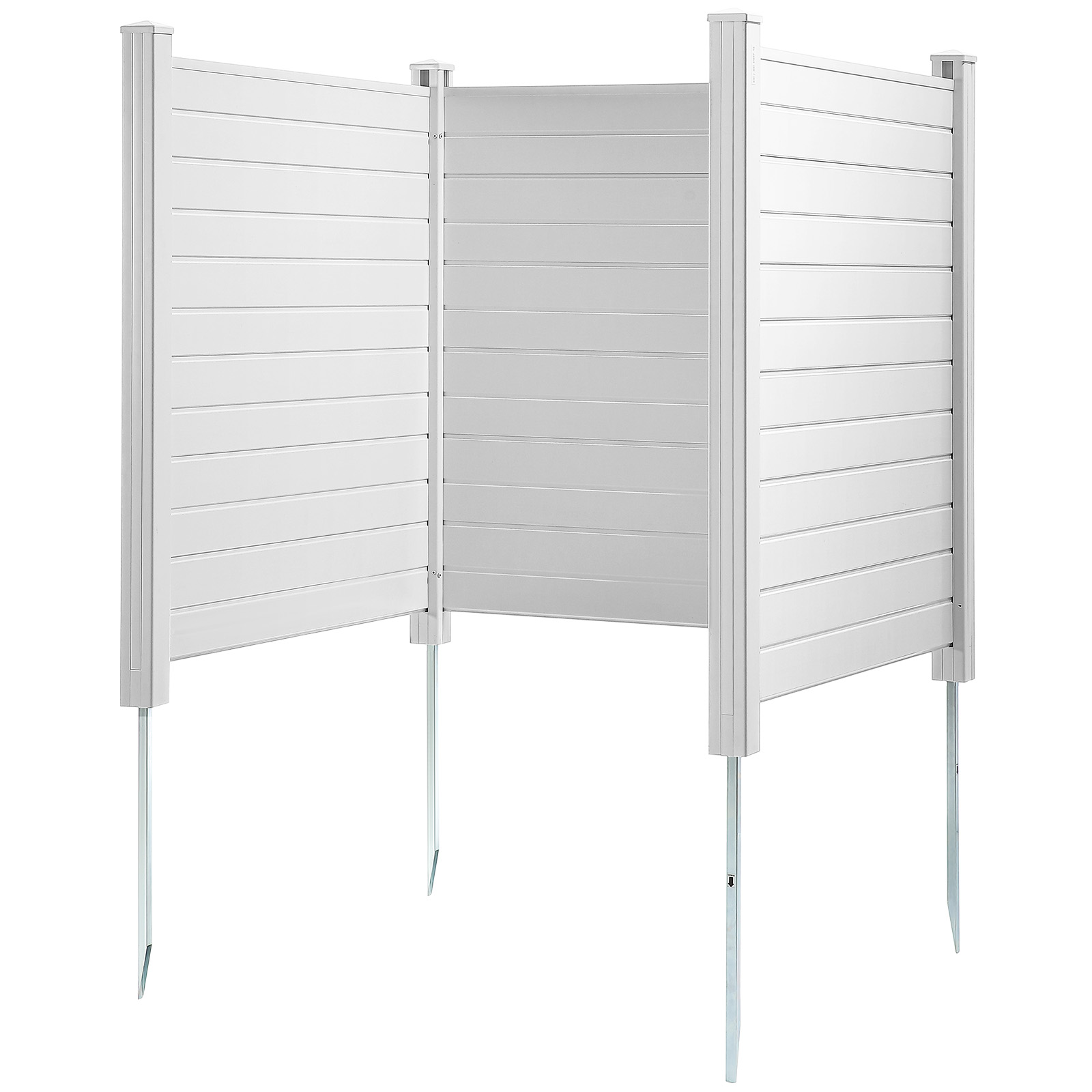 VEVOR Outdoor Privacy Screens 50" W x 50" H Air Conditioner Fence 3/2/4 Panels - Picture 12 of 62