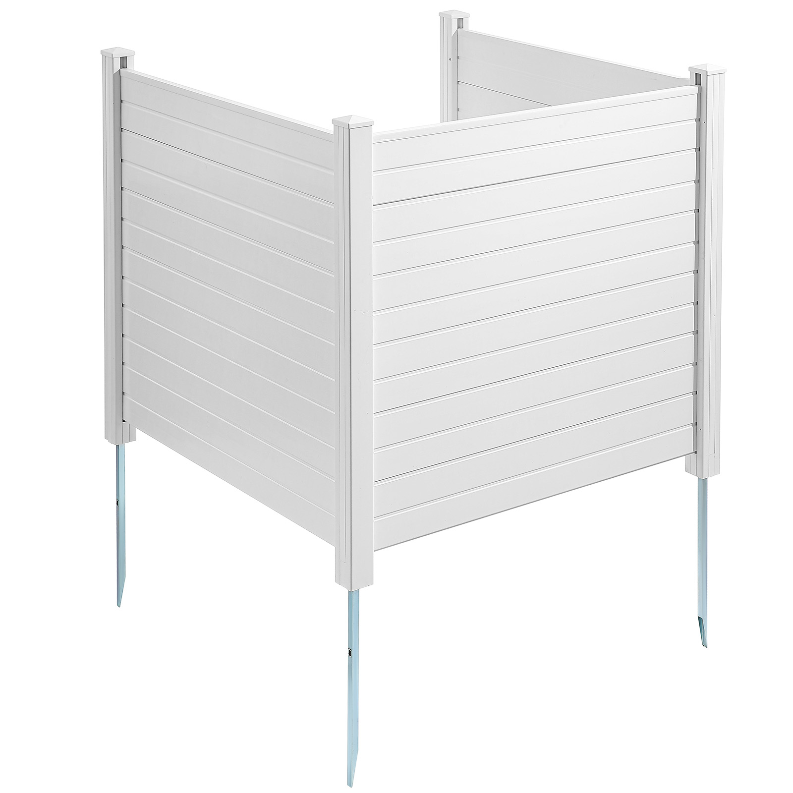 VEVOR Outdoor Privacy Screens 50" W x 50" H Air Conditioner Fence 3/2/4 Panels - Picture 14 of 62