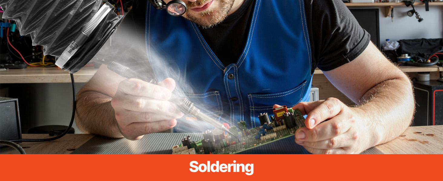 Schweißrauchabsauger 459 m³/h 280 W – Lötrauchabsaugung Werkstatt Fume Extractor A100 1.20