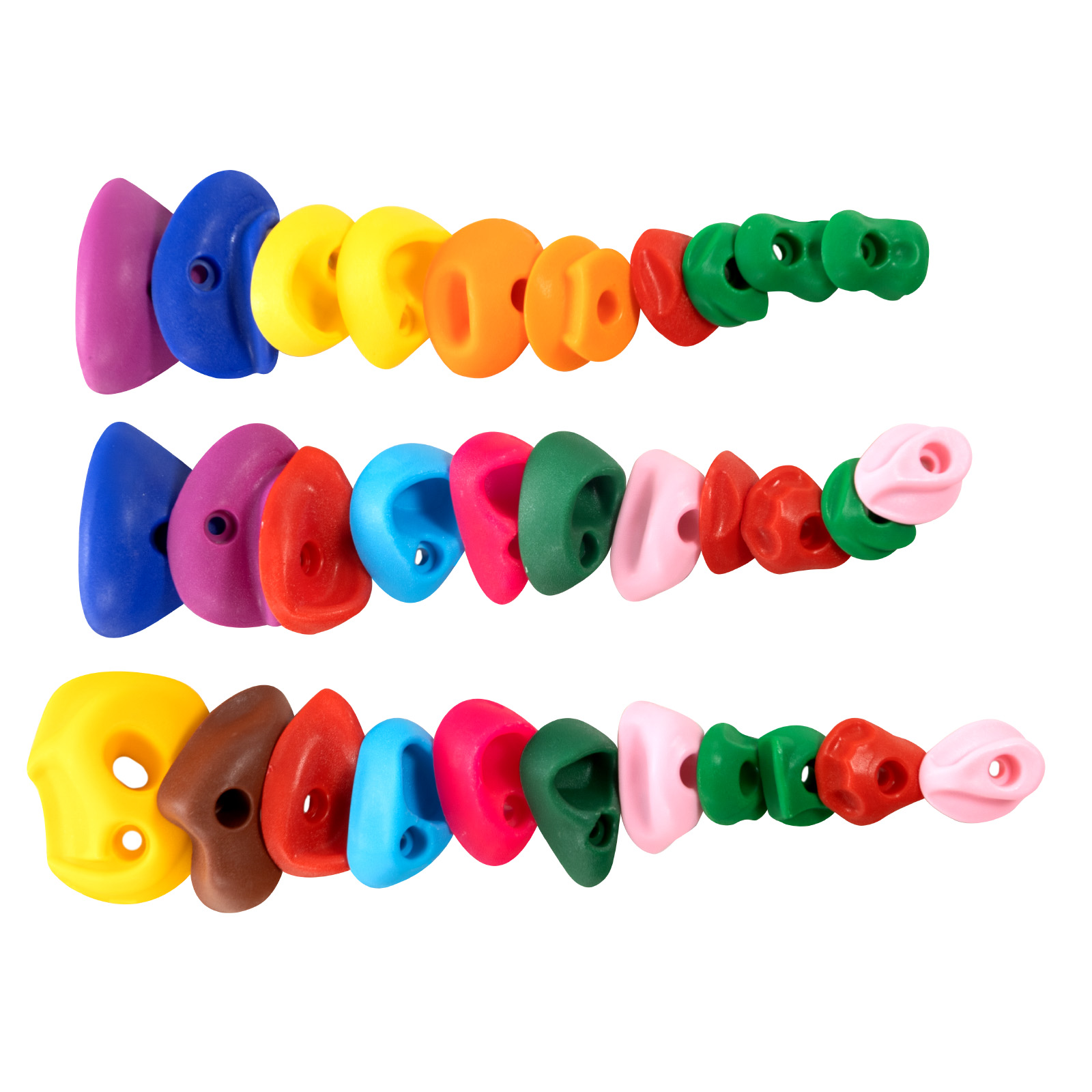 VEVOR 25/32/72/12/20pcs Rock/Tree Climbing Holds Climbing Rocks Handles Hardware - Picture 62 of 98