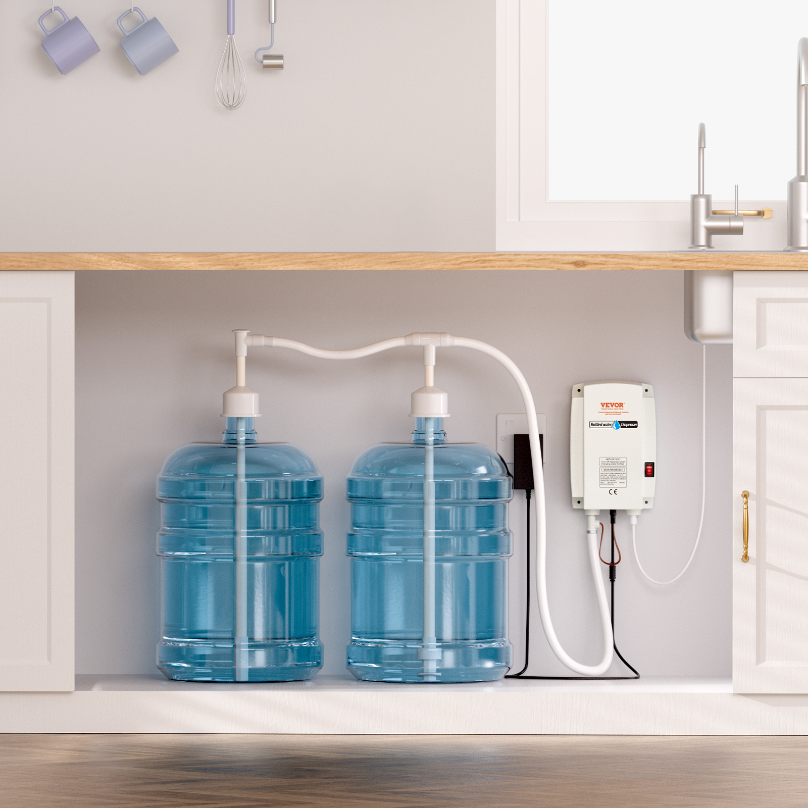 AC Bottled Water Dispensing Pump System Replaces Bunn Flojet 110V 1/2 Head - Picture 58 of 62