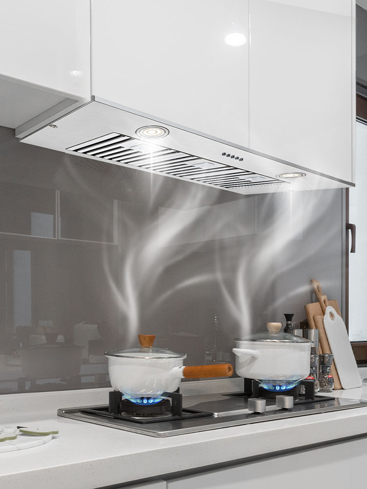 Built-in Range Hood,Max 800CFM,Push Button Control