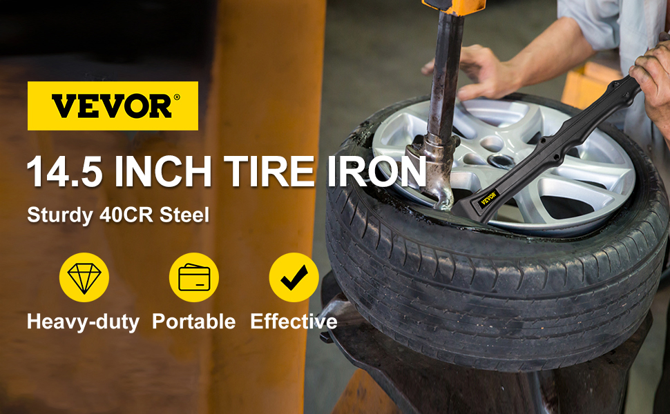Tire Iron,2 pcs,Steel