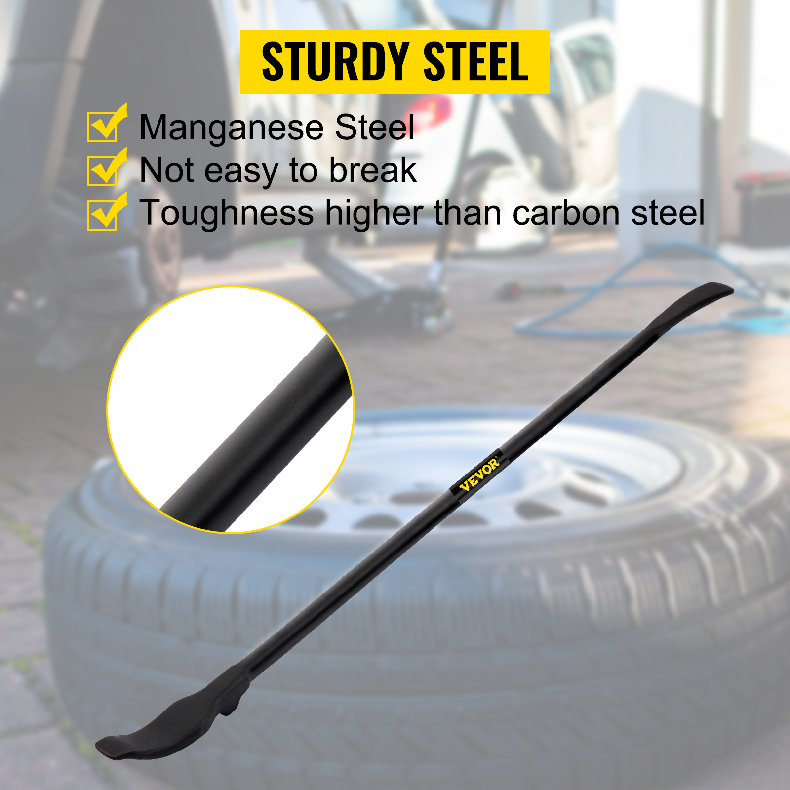 Vevor Motorcycle Tire Iron Tire Spoon 37inch Motorcycle Tire Spoons Ti