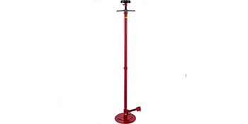 VEVOR Underhoist Stand 3/4 Ton Capacity Pole Jack Heavy Duty Jack Stand Car Support Jack Lifting from 1.5 m to 2.0 m, Round Base, with Pedal, Easy Adjustment, Automotive Support Jack Stand, Red