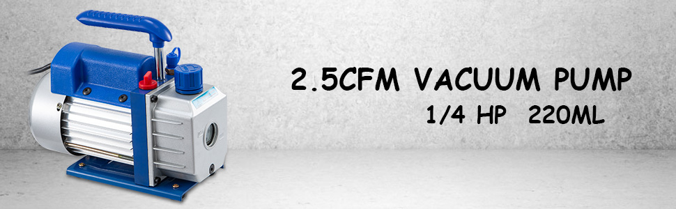 VEVOR 220V Vakuumpumpe 4CFM Unterdruckpumpe Vakuumgeräte Pumpe 1720RPM  Vakuumpumpe Unterdruckpumpe