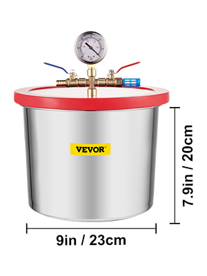 Vacuum Chamber,2 Gallon,Stainless Steel