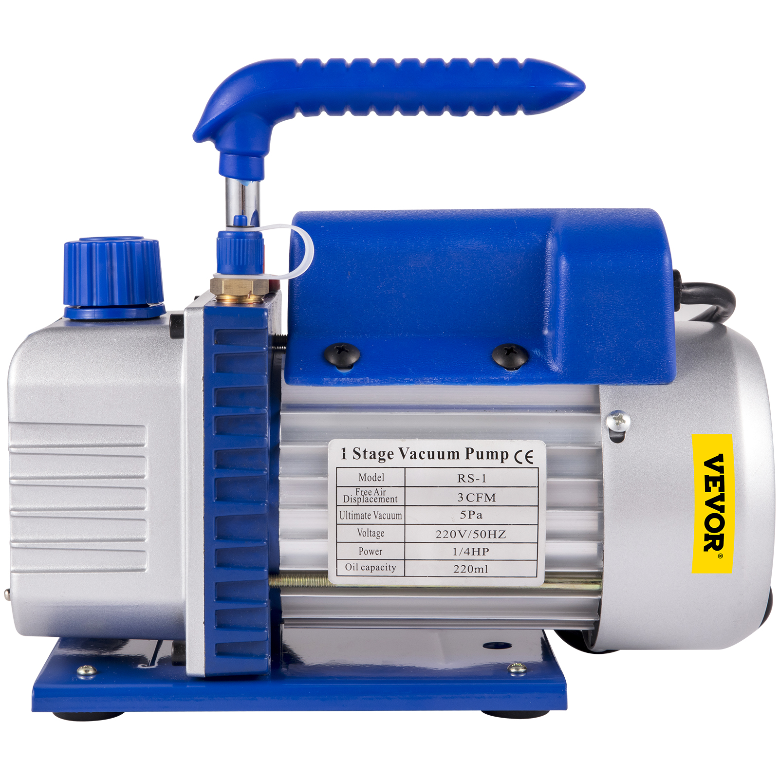 9 CFM 1 HP Rotary 2 Stage Vacuum Pump Refrigerant Gauges Tools Air Condition - Picture 35 of 110