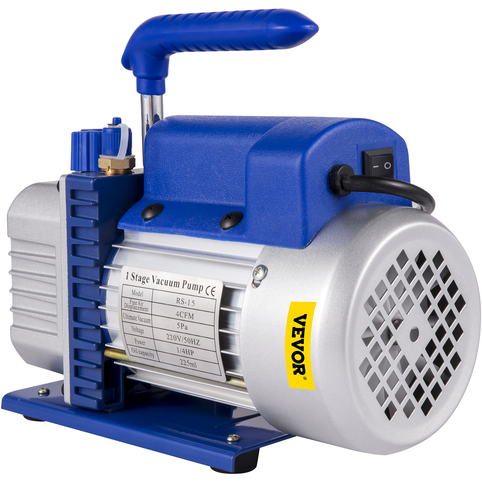 9 CFM 1 HP Rotary 2 Stage Vacuum Pump Refrigerant Gauges Tools Air Condition - Picture 50 of 110