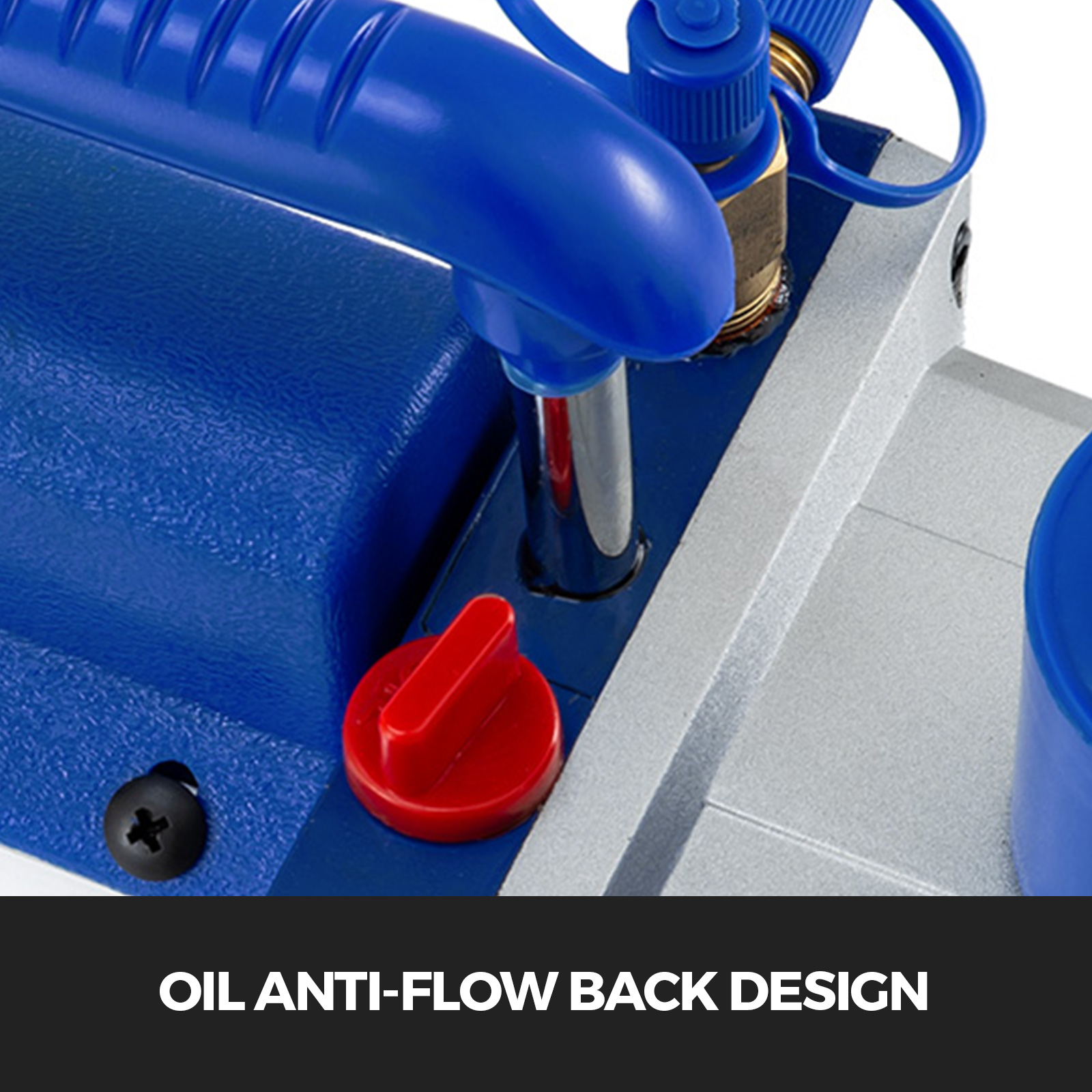 Vevor 8cfm 3/4hp Refrigerant Vacuum Pump 220v One Stage Hvac 300ml Oil