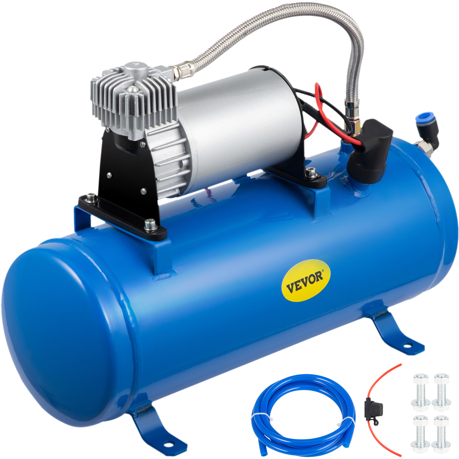 VEVOR 12V Train Horn Air Compressor with Tank 150PSI Air Car