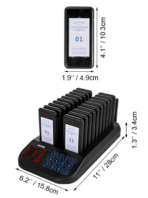 Restaurant Pager,20Coasters,Wireless