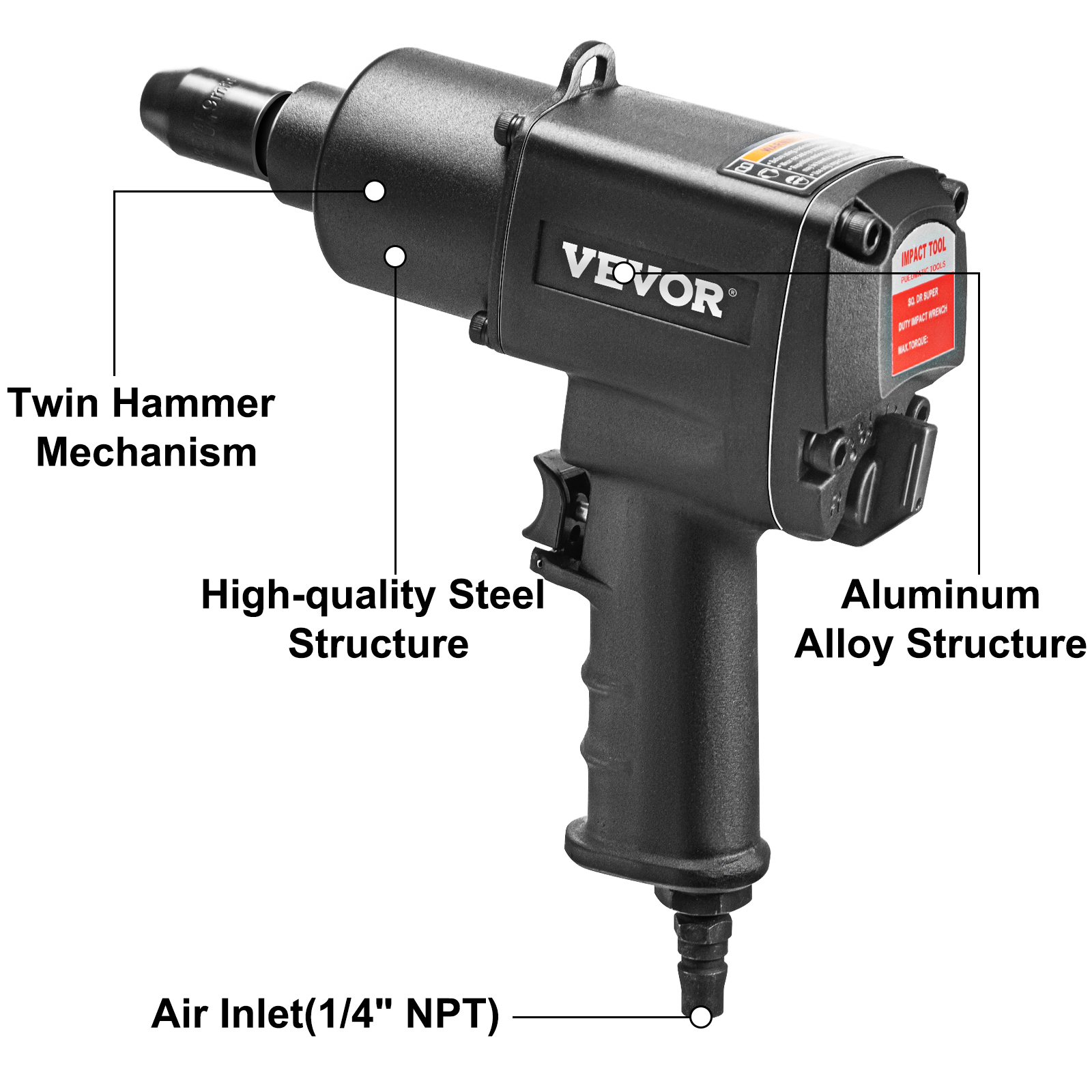 TC-PW 610 Compact | Pneumatische Slagmoersleutel