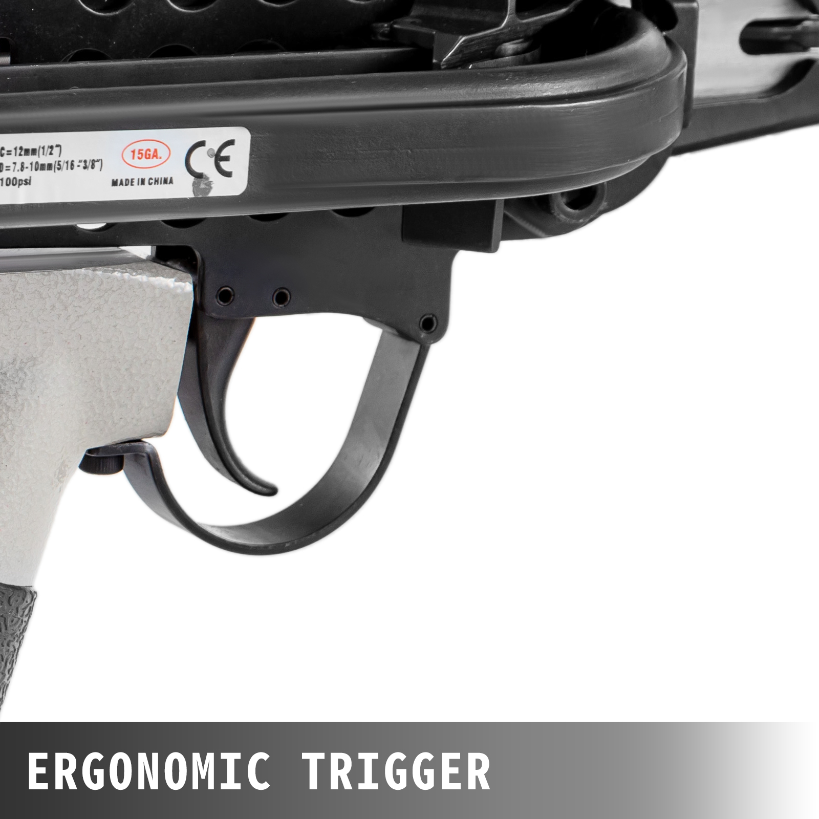 VEVOR Pneumatic Hog Ring Plier Stapler Sc7e 15 Gauge C Ring 3/4" 19mm