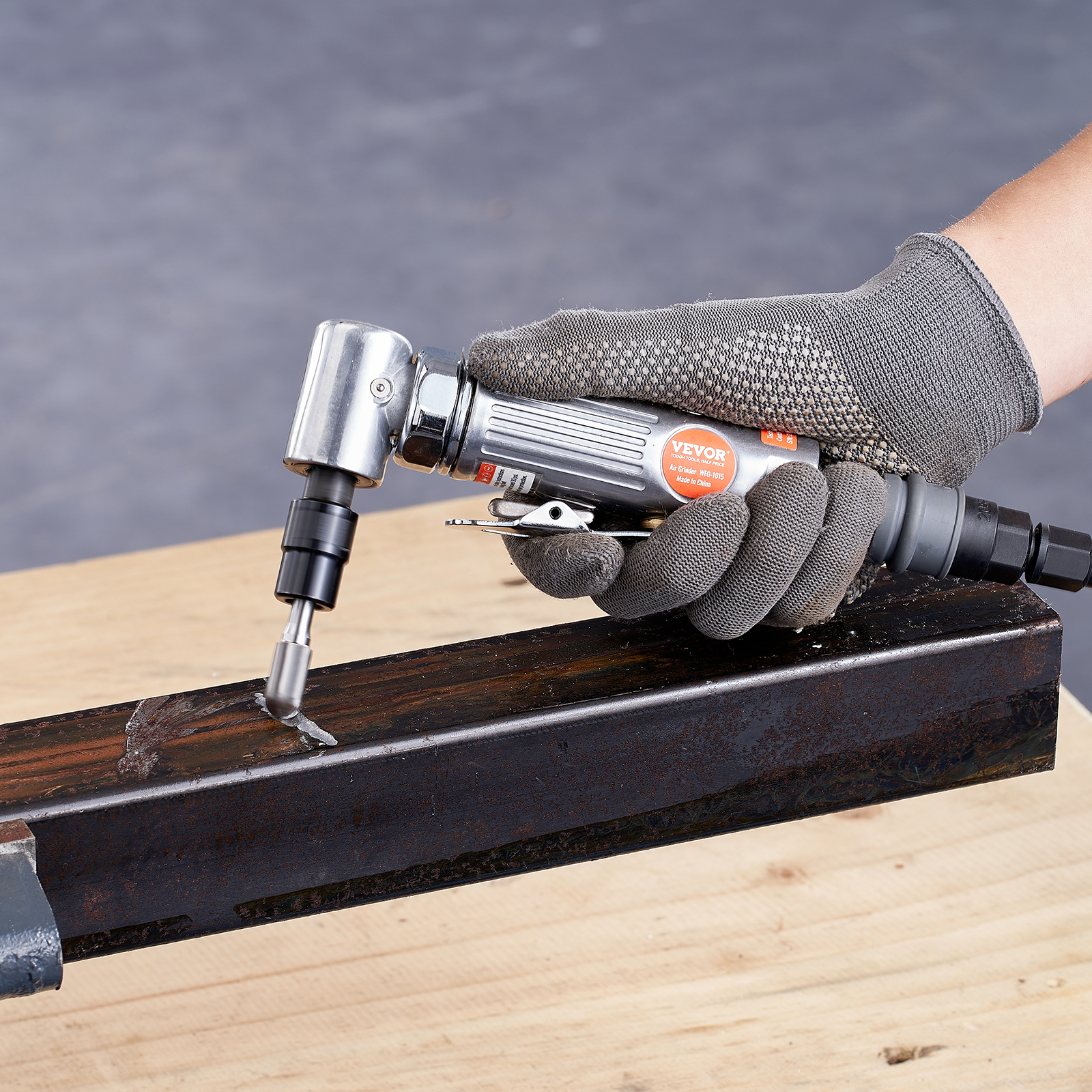 1/4" Right Angle Air Grinder 20000RPM with 24/10/58 PCS Discs for Grinding - Picture 22 of 38