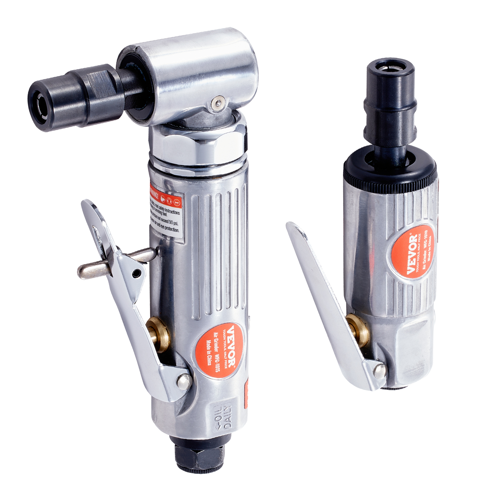 1/4" Right Angle Air Grinder 20000RPM with 24/10/58 PCS Discs for Grinding - Picture 25 of 38