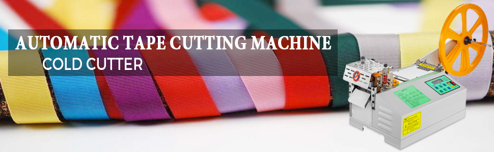 Automatic Textile Ribbon Cutter Hot / Cold Belt Cutting Machine