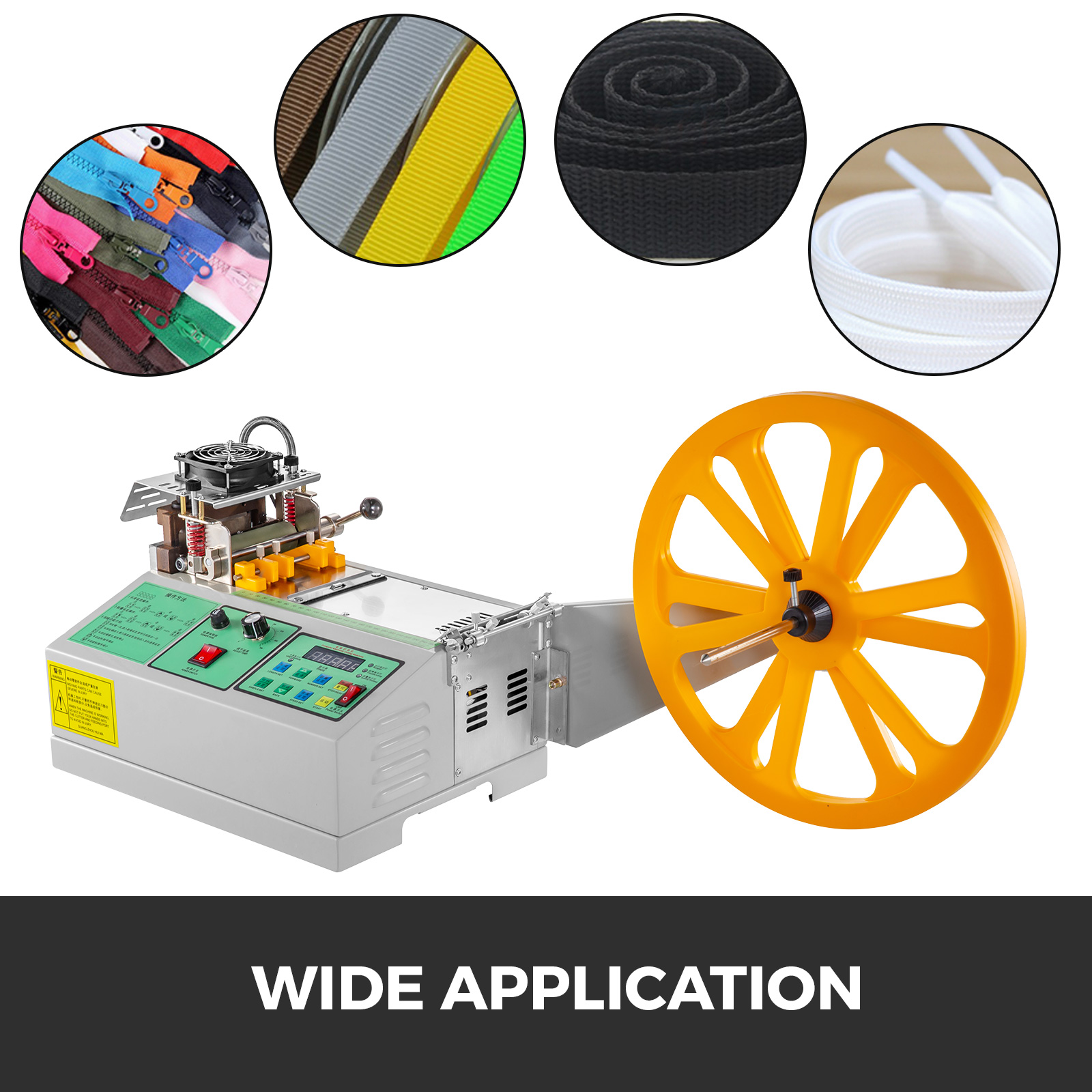 GKPLY Hot Ribbon Cutter Machine Webbing Cutter, Electric Rope Cutter Straps  Cutter with 0-2000℃ Adjustable, Tape Cutting Machine for