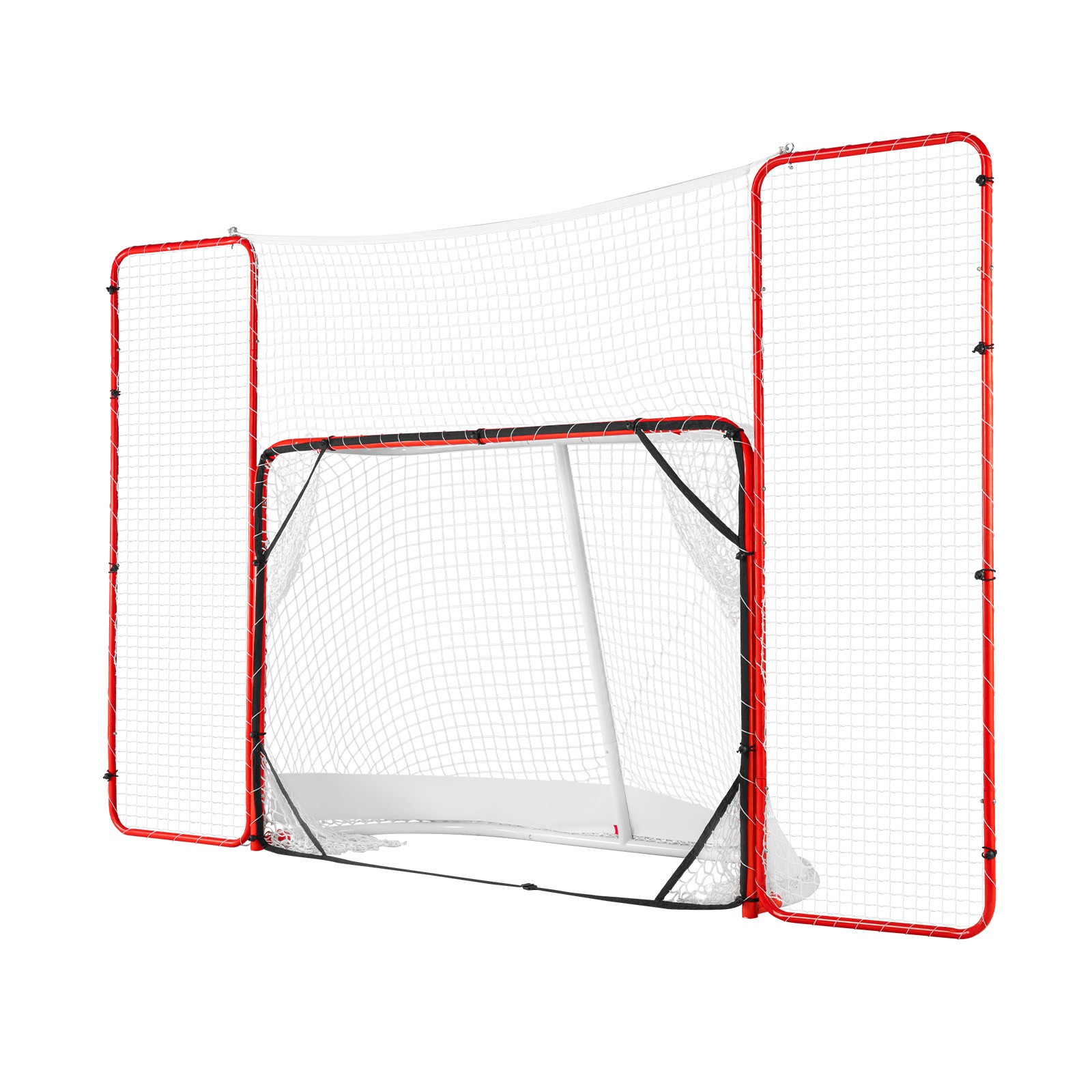 VEVOR Hockey Goal Backstop Net Street Hockey Sport Target Netting Outdoor 72/54 - Imagen 13 de 50