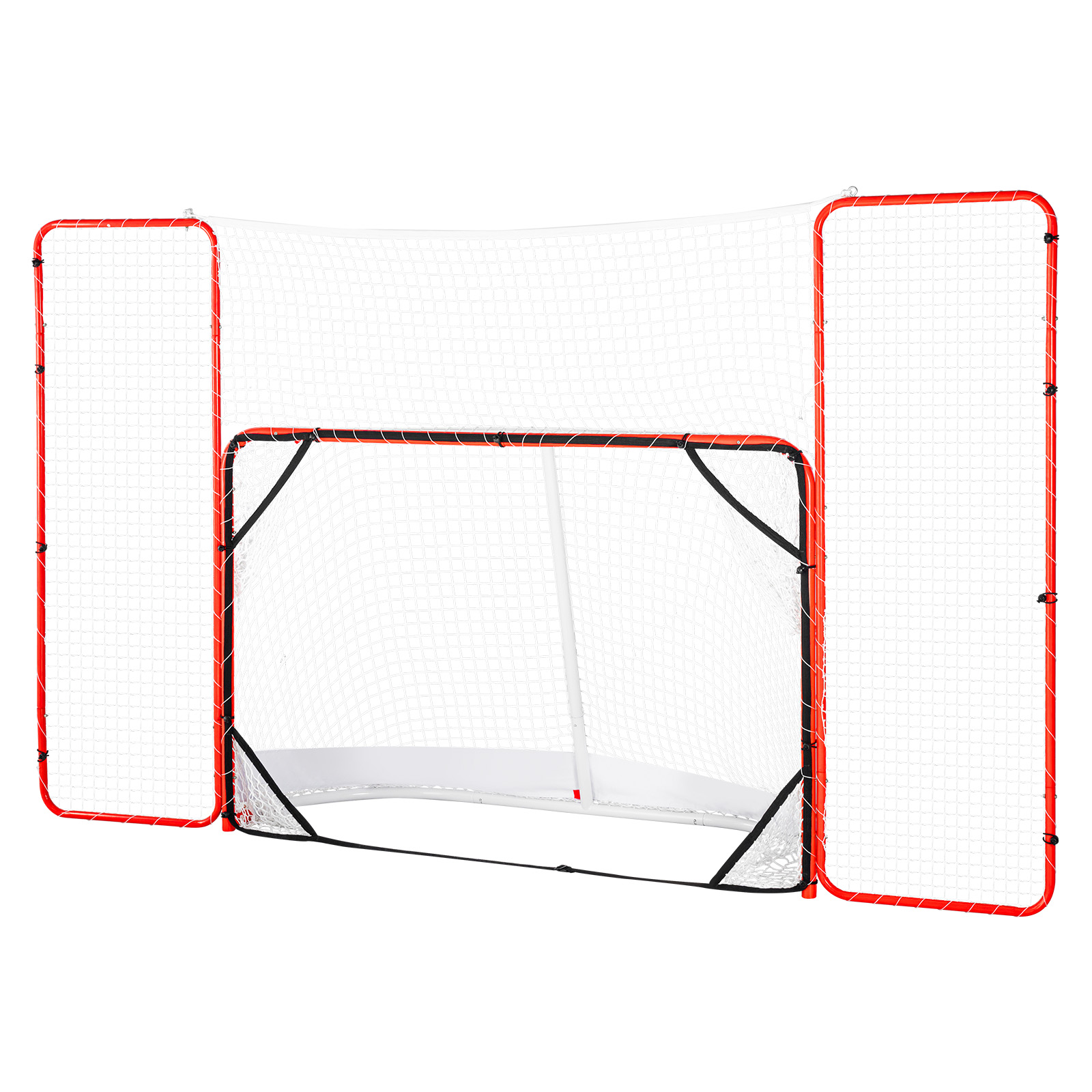VEVOR Hockey Goal Backstop Net Street Hockey Sport Target Netting Outdoor 72/54 - Imagen 11 de 50