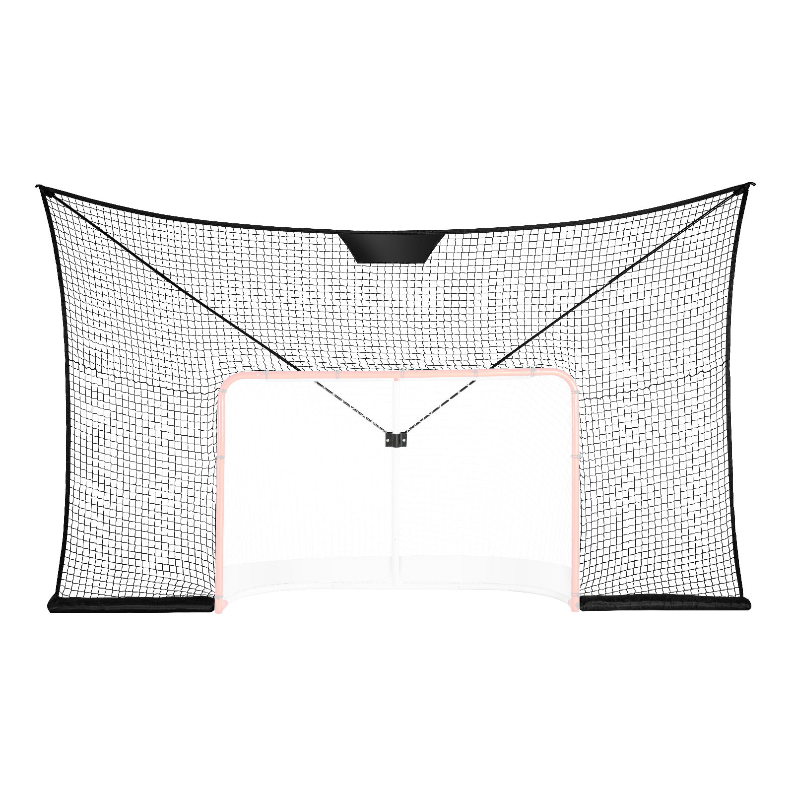 VEVOR Hockey Goal Backstop Net Street Hockey Sport Target Netting Outdoor 72/54 - Imagen 15 de 50