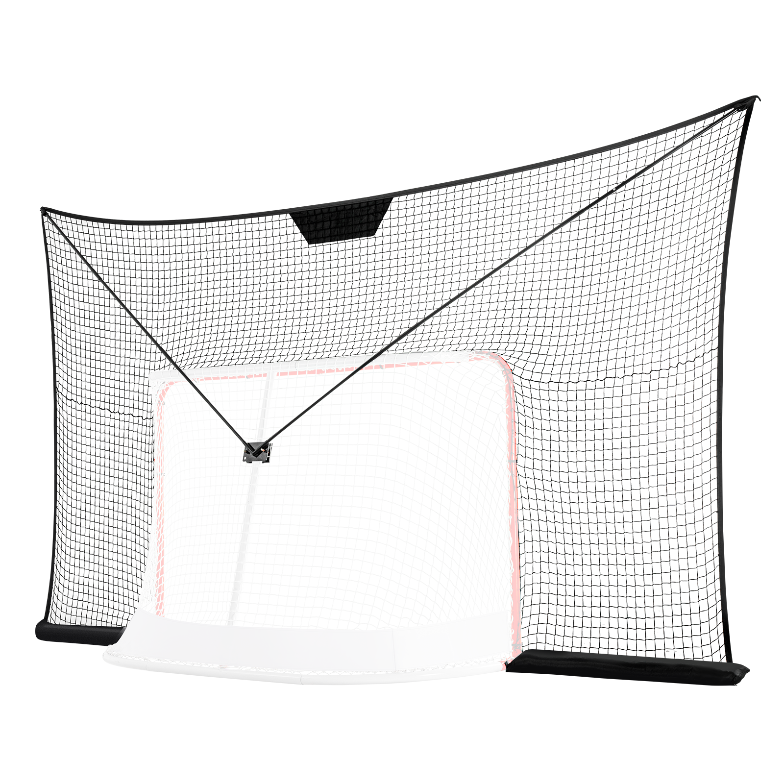 VEVOR Hockey Goal Backstop Net Street Hockey Sport Target Netting Outdoor 72/54 - Imagen 25 de 50