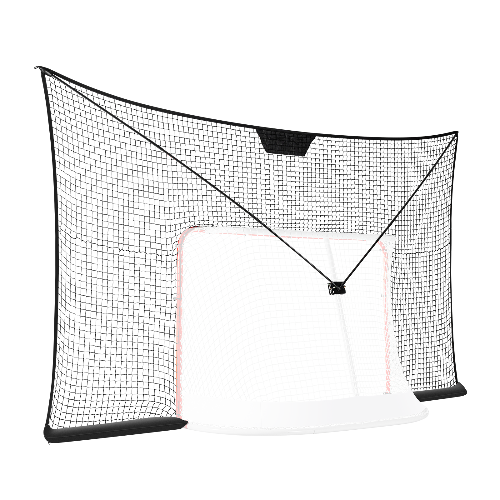 VEVOR Hockey Goal Backstop Net Street Hockey Sport Target Netting Outdoor 72/54 - Imagen 26 de 50