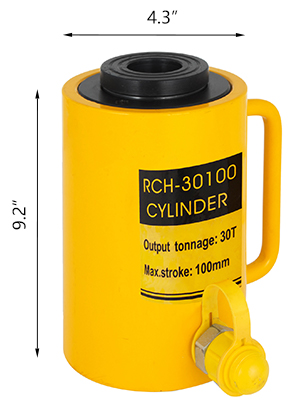 hydraulic cylinder jack,30 T, 100 mm