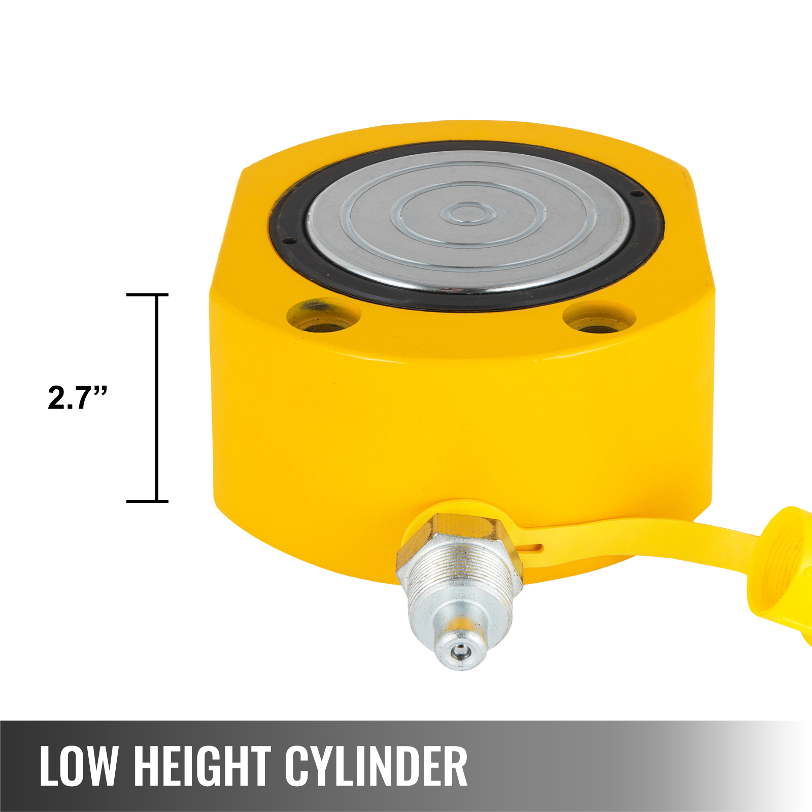 50t 16mm Ultrathin Hydraulic Cylinder Jack Pressure Pump 50t/110000lbs