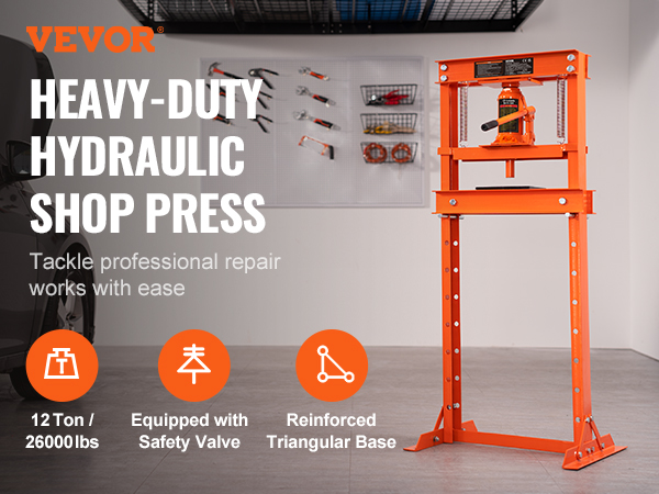 Shop Press Welding Plans (25 - 50 Ton Hydraulic) — DIY Welding Plans
