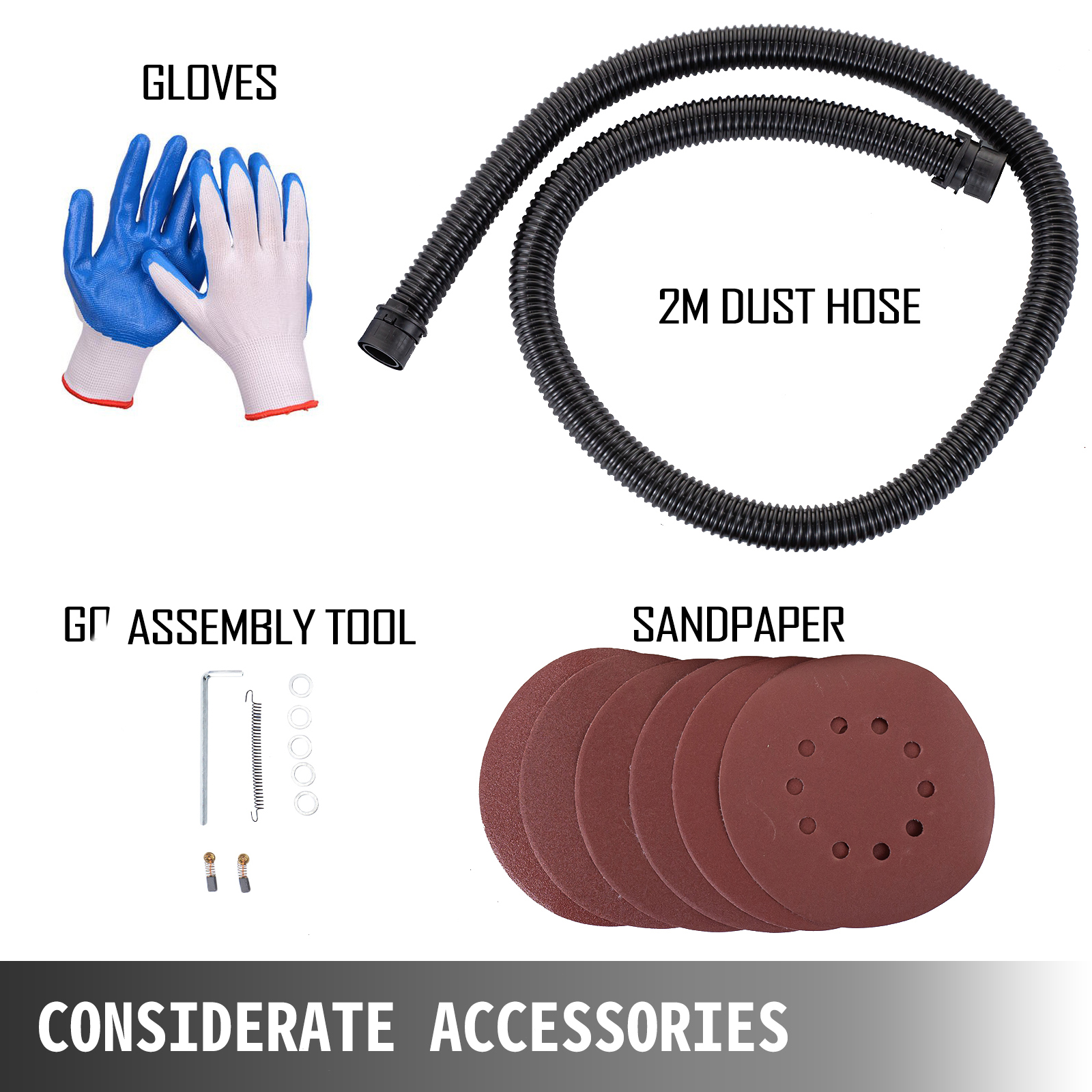 750w Electric Drywall Sander Hand Disc Sander Extendable Sander With