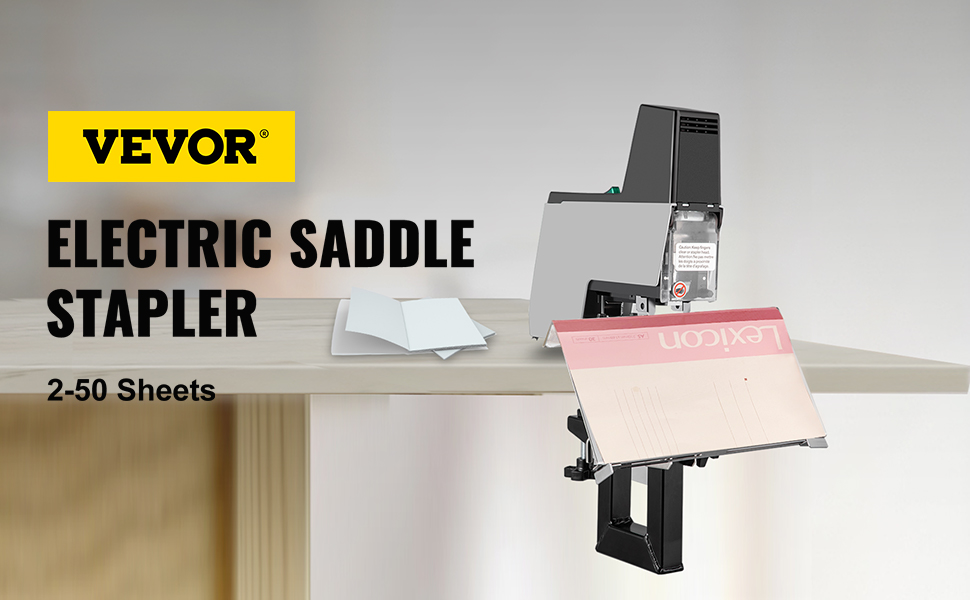 VEVOR VEVOR Electric 106 Auto Rapid Saddle Stapler Book Binding Machine 250 Sheets VEVOR AU