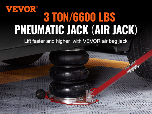 VEVOR Jack Stands, 3 Ton (6,000 lbs) Capacity Car Jack Stands Double  Locking, 10.8-16.3 inch Adjustable Height, for lifting SUV, Pickup Truck,  Car and UTV/ATV, Red, 1 Pair