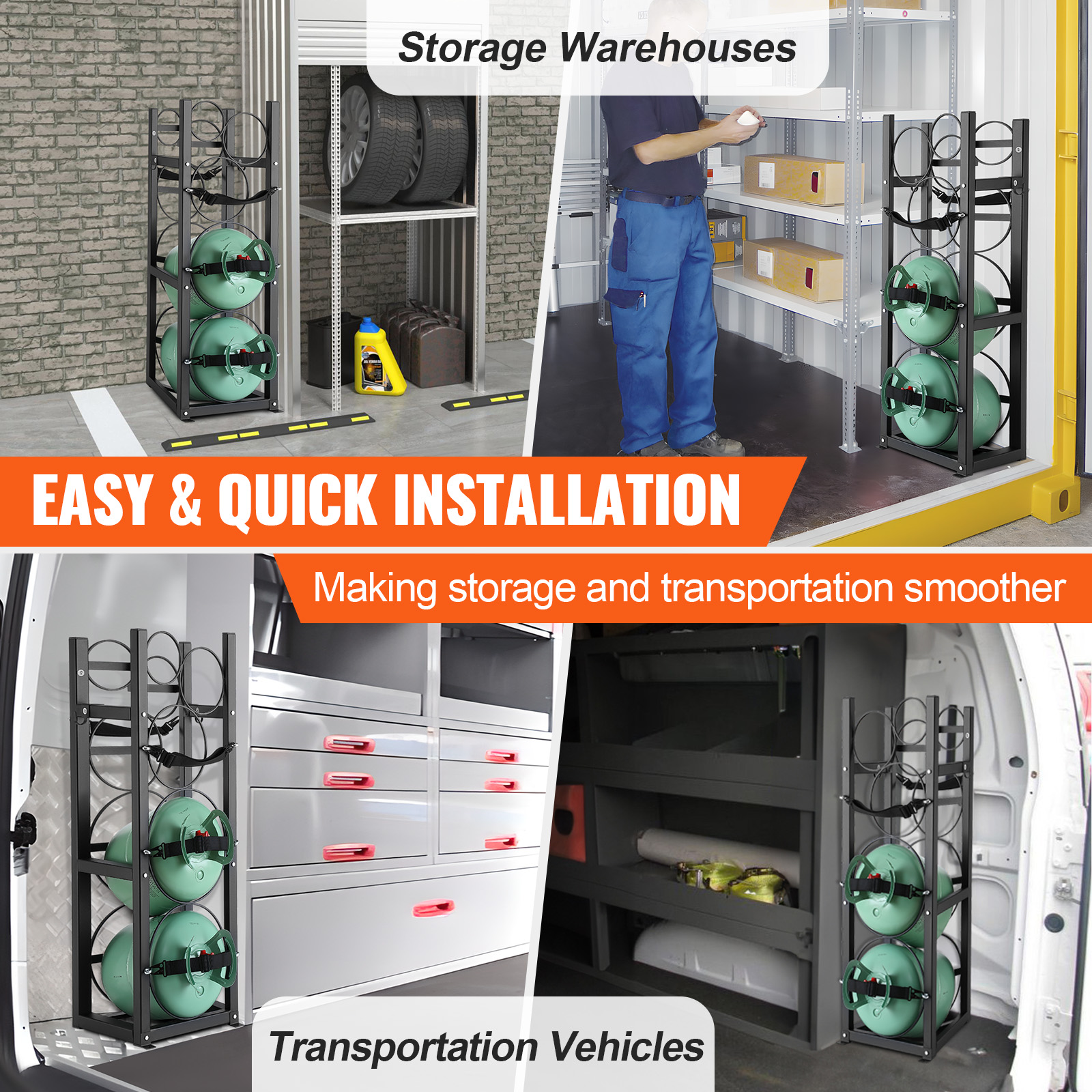 Refrigeration Tank Rack Uimoso Refrigerant Tank Rack 3/2/1x30/50lbs Bottle Tanks Cylinder Tank ...