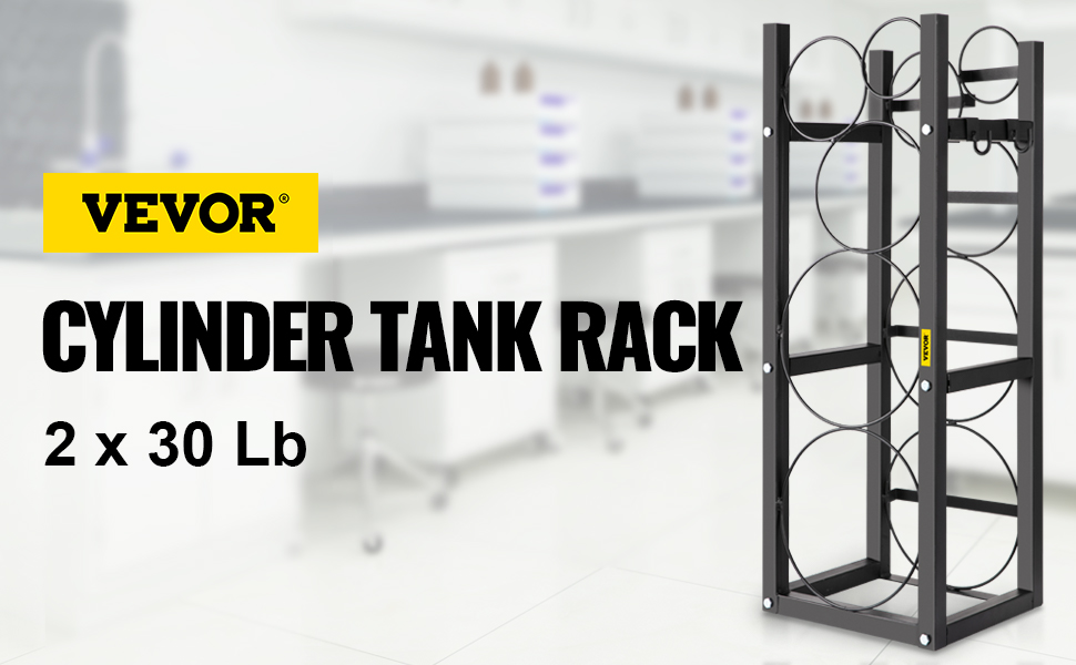 BestEquip Refrigerant Tank Rack with 2-30lb and Other 3 Saving Space Cylinder Tank Rack 35x13x14-inch Refrigerant Cylinder Rack Gas Cylinder Racks and Holders for Gas Oxygen Nitrogen Storage 