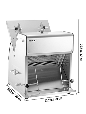 Industrial Bread Slicer with adjustable width - Grosmac