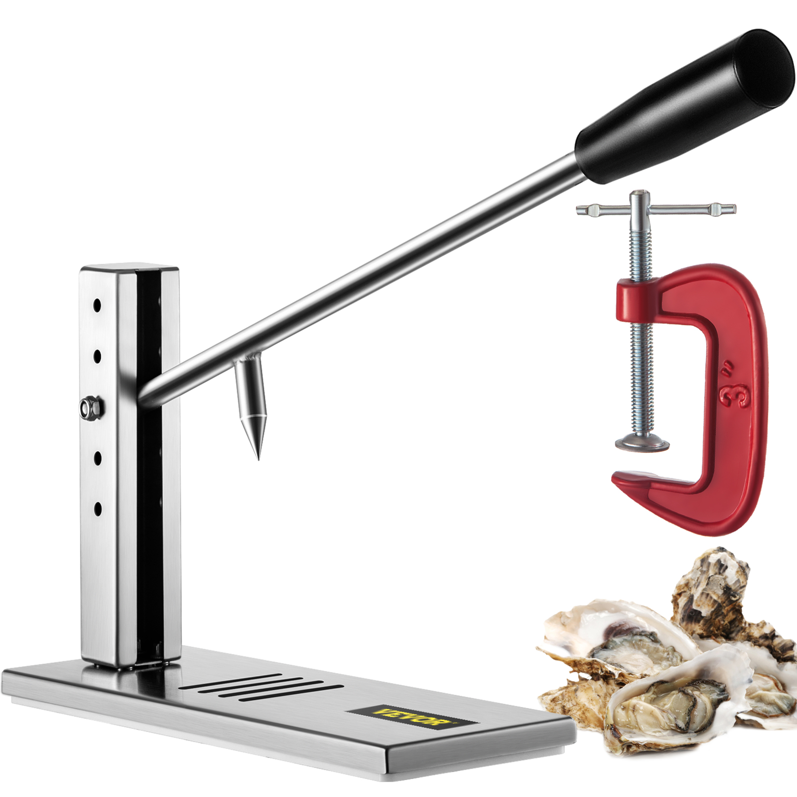 VEVOR Machine à écailler les huîtres, ensemble d'outils d'écaillage d' huîtres réglables, outil d