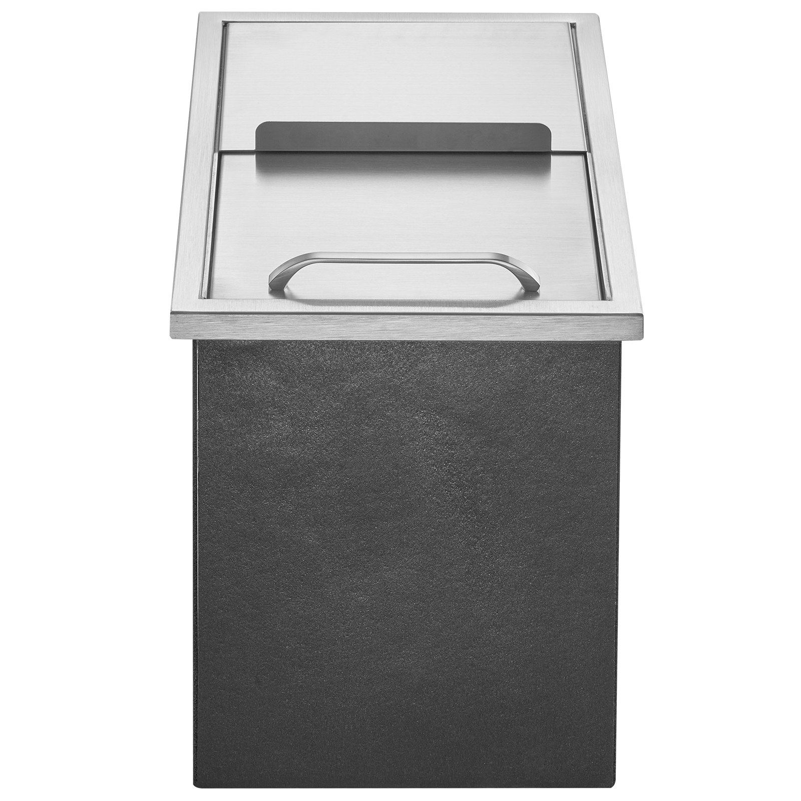 Drop in Ice Chest Ice Cooler Stainless Steel Ice Bin w/Cover 13 Types