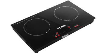 VEVOR Built-in Induction Electric Stove Top 24 Inch,2 Horizontal