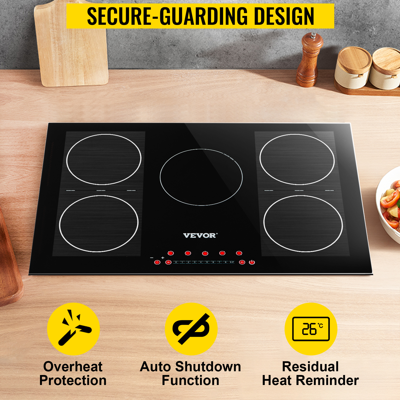 The D3 Series 30 Built-In Electric Cooktop is a powerful 5 burner cooktop  with a wide variety of surface element…
